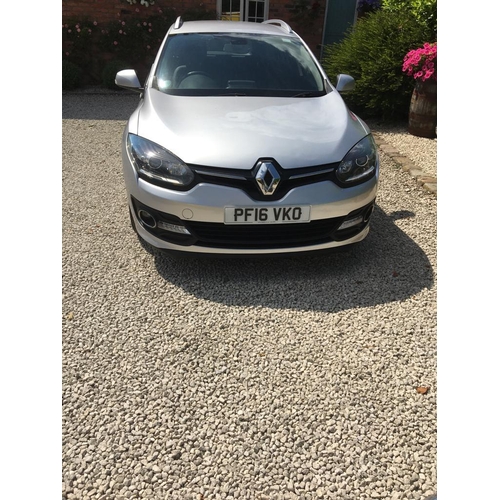 164 - RENAULT MEGANE DYNAMIQUE DCI ESTATE PF16 VKO ONE OWNER WITH SERVICE HISTORY 107000 MILES 2 KEYS SAT ... 