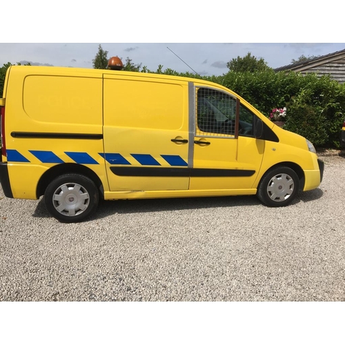 163 - FIAT SCUDO 1.6 HDI MJ60 AEW MOT 08/05/23 101000 MILES 2 KEYS 2 SEATS WITH LOG BOOK NO VAT WHILST ALL... 