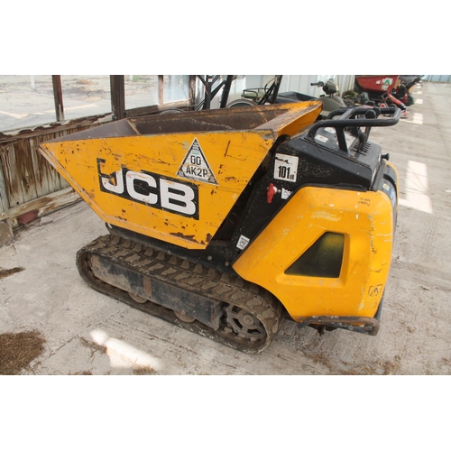 110 - JCB HTD5 HIGH TIP TRACKED DUMPER WITH V5 ROAD LEGAL MAJOR SERVICE DEC 2021 VENDOR STATES FULLY WORKI... 