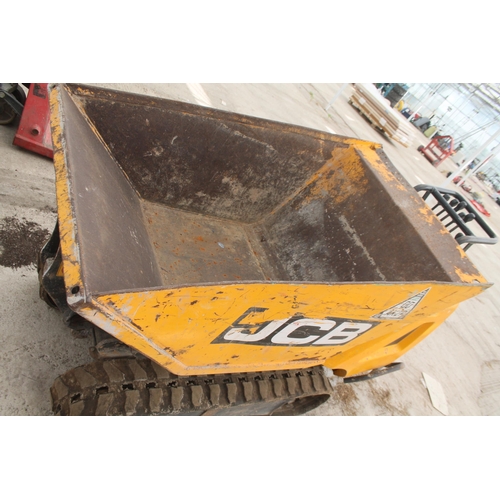 110 - JCB HTD5 HIGH TIP TRACKED DUMPER WITH V5 ROAD LEGAL MAJOR SERVICE DEC 2021 VENDOR STATES FULLY WORKI... 