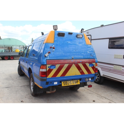 150 - A VAUXHALL BRAVA DI 4X4  PICK UP REG S825 RWP 54000 GENUINE MILES  MOT 18/4/23+ VAT