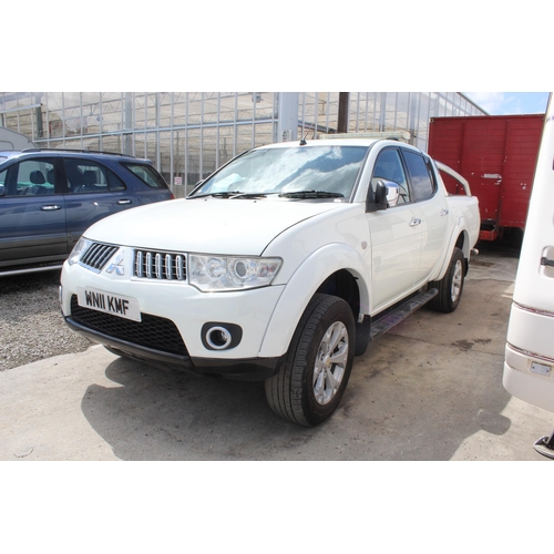 152 - MITSUBISHI L200 WARRIOR 2011 5 DOOR MANUAL 71457 MILES WN11 KMF MOT 06/02/23 NO VAT WHILST ALL DESCR... 