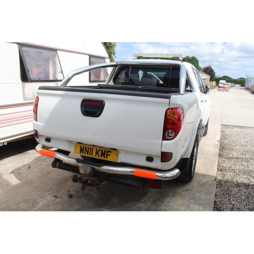 152 - MITSUBISHI L200 WARRIOR 2011 5 DOOR MANUAL 71457 MILES WN11 KMF MOT 06/02/23 NO VAT WHILST ALL DESCR... 