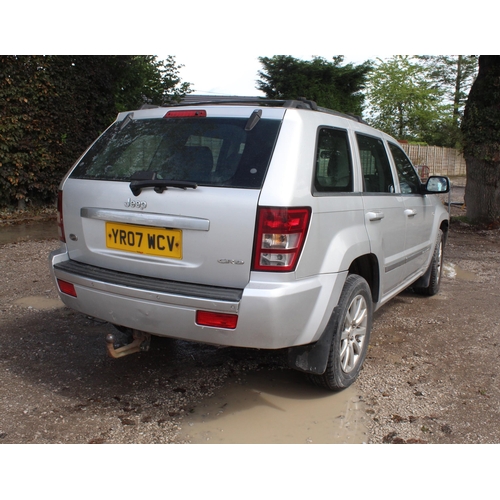 166 - JEEP GRAND CHEROKE YR07 WEV 2007 APPROX 126000 MILES MOT MARCH 2023, MERCEDES ENGINE, 2 KEYS NO VAT ... 