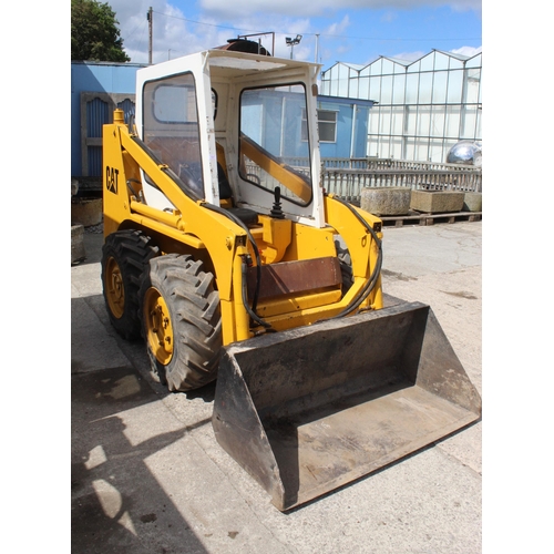 167 - ANTRUCK (UK) LTD MODEL 5 SKIDSTEER IN CAT LIVERY MANUFACTURED 20/01/88 CHASSIS 0544 +VAT