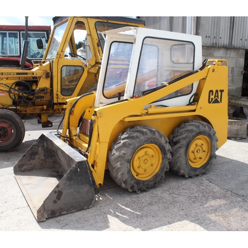 167 - ANTRUCK (UK) LTD MODEL 5 SKIDSTEER IN CAT LIVERY MANUFACTURED 20/01/88 CHASSIS 0544 +VAT