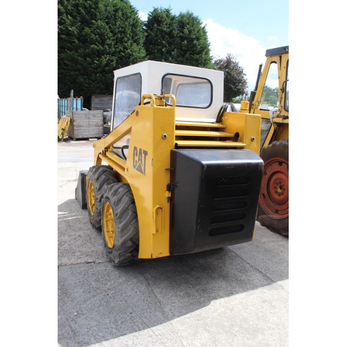 167 - ANTRUCK (UK) LTD MODEL 5 SKIDSTEER IN CAT LIVERY MANUFACTURED 20/01/88 CHASSIS 0544 +VAT