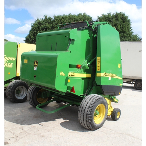 188 - JOHN DEERE 582 ROUND BALER  PTO & CONTROL BOX IN THE PAY OFFICE +  VAT