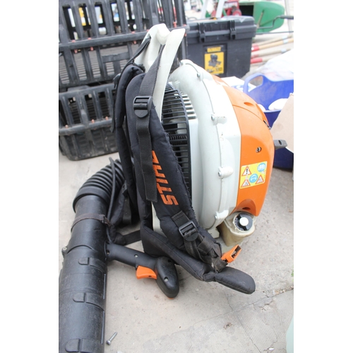 43 - STIHL MAGNUM BACK PACK BLOWER  GWO  NO  VAT