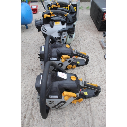 75 - 4   LEAF BLOWER CHAIN SAW ENGINES  NO VAT