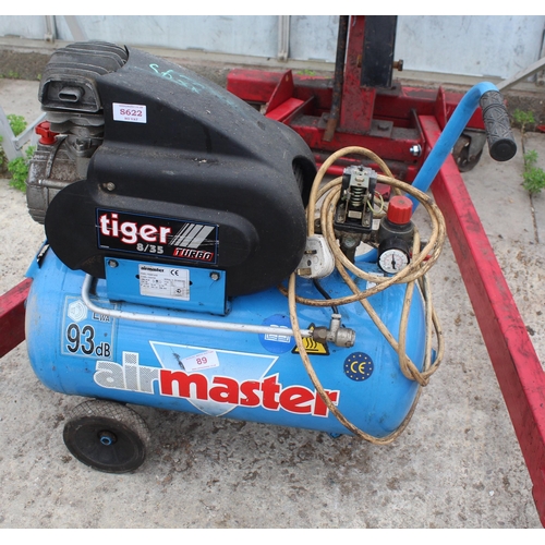 89 - AIR MASTER COMPRESSOR  NO VAT