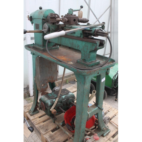 11 - HUPFIELD METAL LATHE  NO VAT