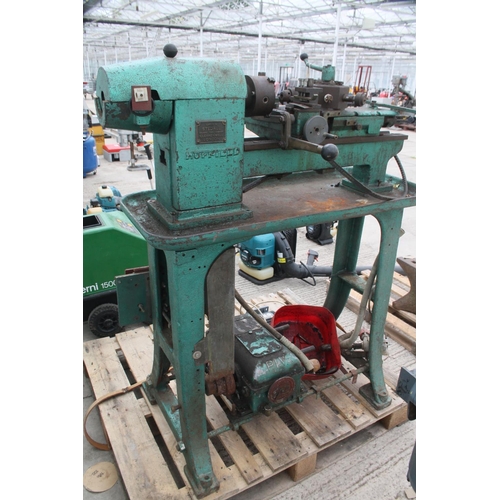 11 - HUPFIELD METAL LATHE  NO VAT