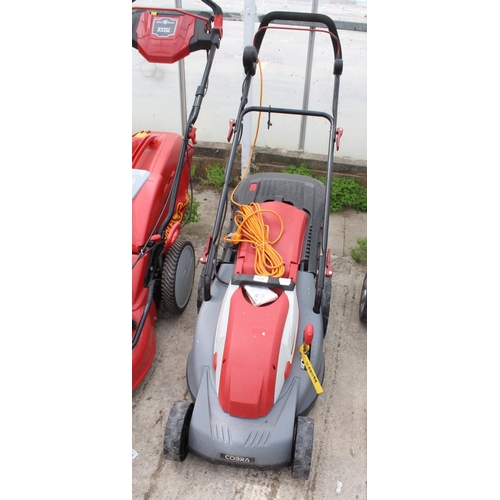 111 - NEW COBRA GTRM 40 ELECTRIC LAWN MOWER  + VAT