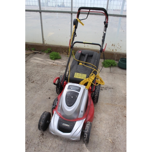 121 - NEW COBRA 1800W 460M ELECTRIC MOWER + VAT