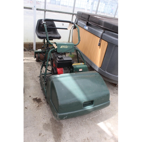 125 - ATCO ROYALE B24R SIT ON MOWER  NO  VAT