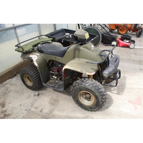 132 - QUAD RUNS BUT NEEDS A JUMP START NO VAT