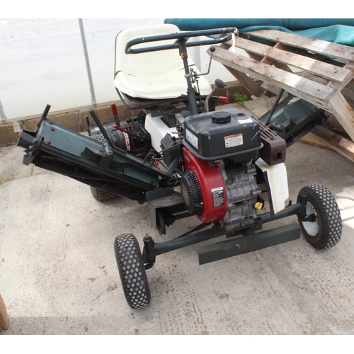 140 - ALLEN NATIONAL RIDE ON MOWER IN NEED OF A SERVICE OTHERWISE A GOOD RUNNER NO VAT