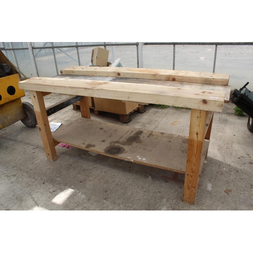 141 - WORK BENCH & VICE NO VAT