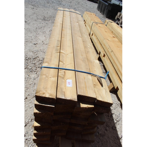 321 - 36 TIMBERS  5FT LONG 3½X1¼