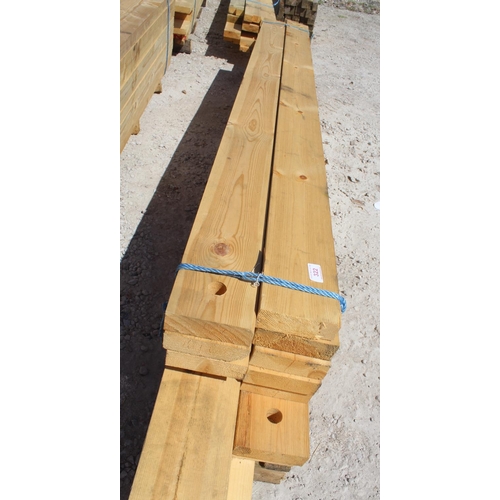 322 - 14 TIMBERS 7FT 6IN LONG 5½