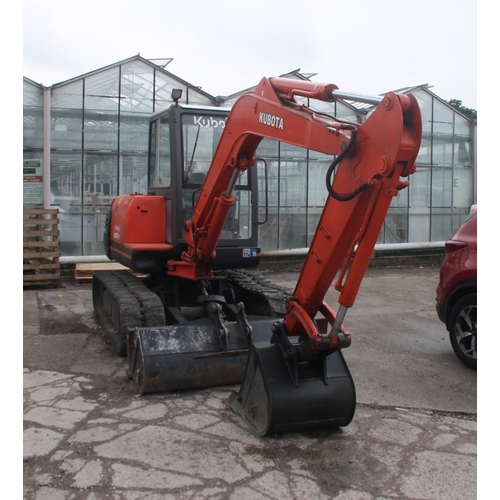 171 - A KUBOTA KX161-2 EXCAVATOR (NO VAT ) WITH TWO NEARLY NEW  BUCKETS 2002 SERIAL NUMBER K-040-1019 FULL... 