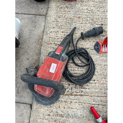 1281 - A HILTI CONCRETE GRINDER NO VAT