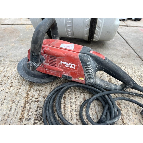 1281 - A HILTI CONCRETE GRINDER NO VAT