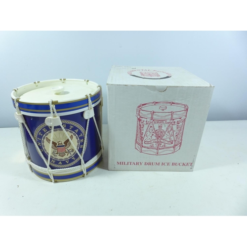 394 - A BOXED UNITED STATES NAVY ICE BUCKET