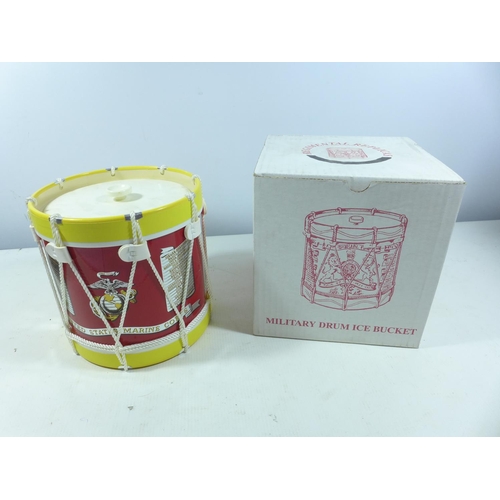 396 - A BOXED UNITED STATES MARINE CORPS ICE BUCKET