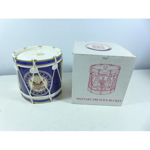 398 - A BOXED UNITED STATES NAVY ICE BUCKET