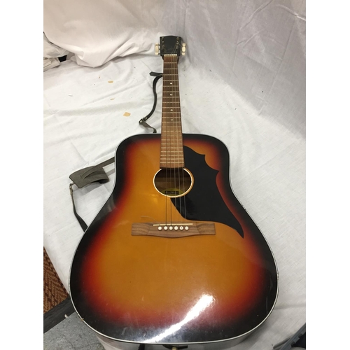 265 - A LAREDO ACOUSTIC GUITAR MODEL NO 3169