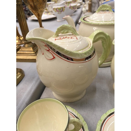 179 - A NEWHALL, HANLEY, DIANA SHAPE 'CARLISLE' TEASET TO INCLUDE TEAPOT AND STAND, HOT WATER POT, CREAM J... 