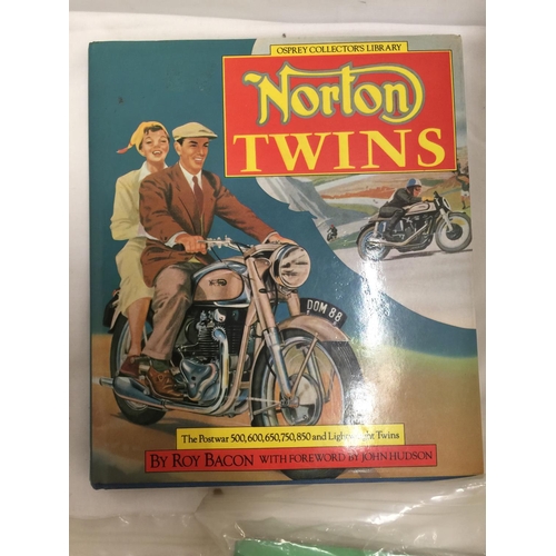 186 - A SELECTION OF VINTAGE NORTON MOTORCYCLE PUBLICATIONS