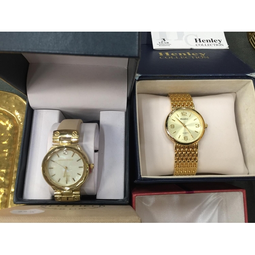 173 - A QUANTITY OF WRISTWATCHES, MOSTLY BOXED, TO INCLUDE LIMIT, HENLEY, ADRIENNE VITTADINI, BELLFIELD, E... 