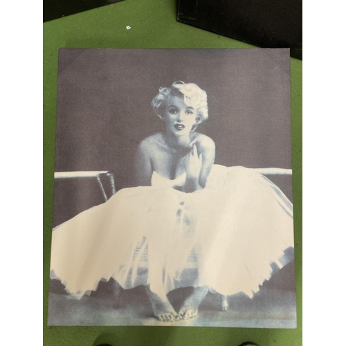 397A - THREE LARGE CANVAS PRINTS OF MARILYN MONROE