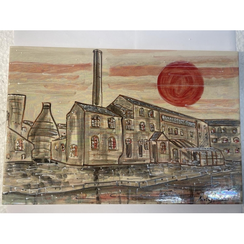 710 - AN ANITA HARRIS MIDDLEPORT POTTERY TILE