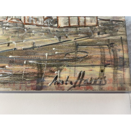 710 - AN ANITA HARRIS MIDDLEPORT POTTERY TILE