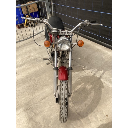 1303 - A 1972  BSA 250 GOLDSTAR GREY FRAME
DATE OF FIRST REGISTRATION 10/07/1972
TAXATION CLASS HISTORIC VE... 