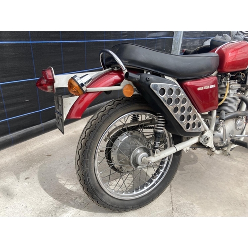 1303 - A 1972  BSA 250 GOLDSTAR GREY FRAME
DATE OF FIRST REGISTRATION 10/07/1972
TAXATION CLASS HISTORIC VE... 