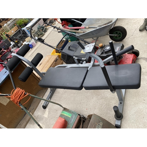 1447 - A HEAVY DUTY ABS EXERECISE BENCH