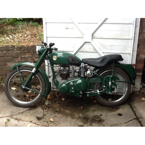 1250 - A 1954 ARIEL COLT 200 CC OHV, FOUR SPEED. NEW STYLE V5C, OLD BROWN LOG BOOK ALSO INCLUDED.  COPY OF ... 