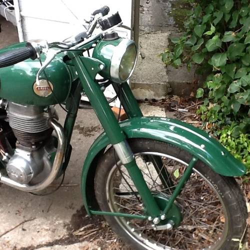 1250 - A 1954 ARIEL COLT 200 CC OHV, FOUR SPEED. NEW STYLE V5C, OLD BROWN LOG BOOK ALSO INCLUDED.  COPY OF ... 