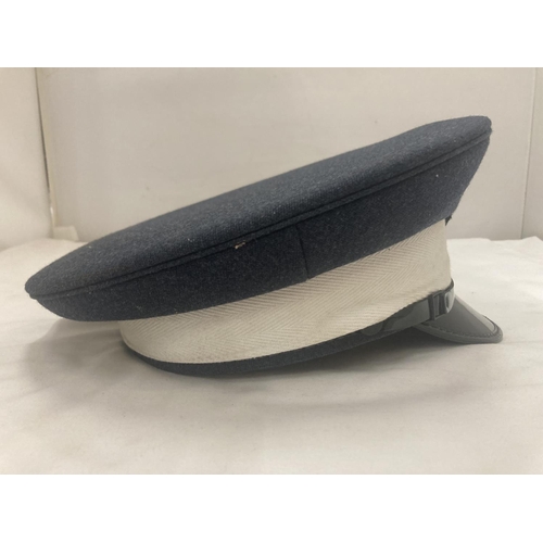 63 - AN R. A. F. MILITARY PEAKED CAP