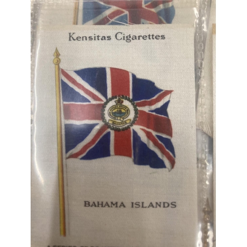 119 - A QUANTITY OF KENSITAS CIGARETTE SILK FLAGS - 30 IN TOTAL