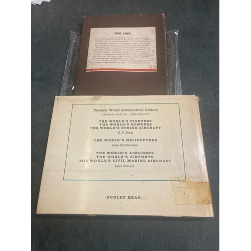 225 - A 1976 FIRST EDITION BOOK - 'GREAT PIONEER FLIGHTS' PLUS A 1964 EDITION OF 'FAREWELL TO WINGS' BY CE... 