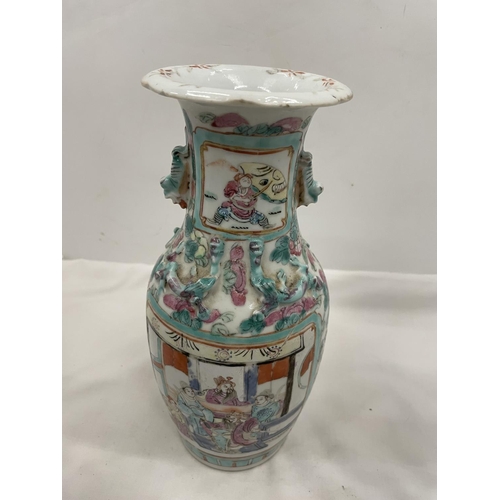 23 - THREE ORIENTAL STYLE VASES