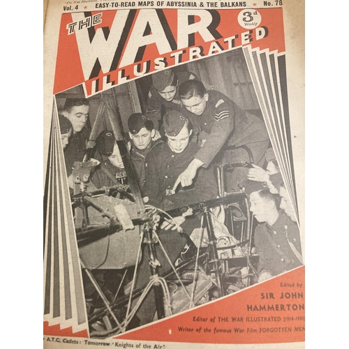 237 - TWENTY FOUR ISSUES OF VOL 4 'THE WAR ILLUSTRATED' JANUARY TO AUGUST 1941