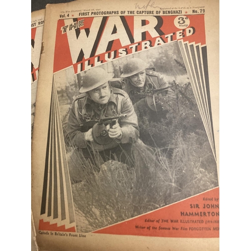 237 - TWENTY FOUR ISSUES OF VOL 4 'THE WAR ILLUSTRATED' JANUARY TO AUGUST 1941