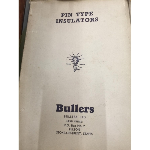 182 - FIVE 1940'S ELECTRICAL BULLERS MANUALS, RADIO BOOKS, 1968 INCH VALVE BOOK, ETC